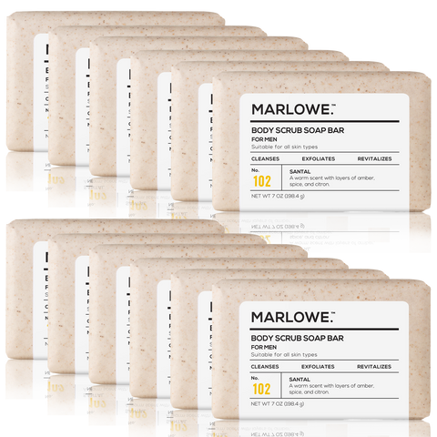 Marlowe - No. 102 Body Scrub Soap Bar - Santal