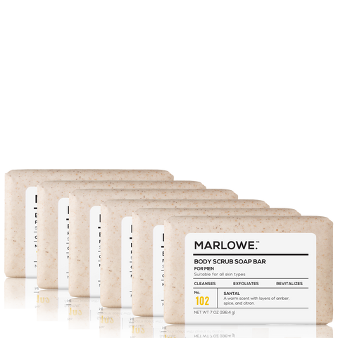 Marlowe - No. 102 Body Scrub Soap Bar - Santal