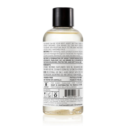 Marlowe - No. 143 Beard Oil 3oz