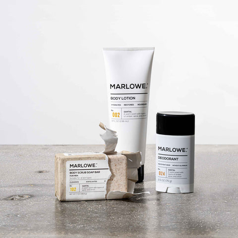 Marlowe - No. 102 Body Scrub Soap Bar - Santal