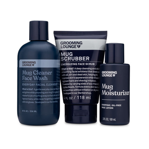 Grooming Lounge Mug Trio Skincare Kit
