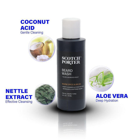 Scotch Porter - Moisturizing Beard Wash Travel Size