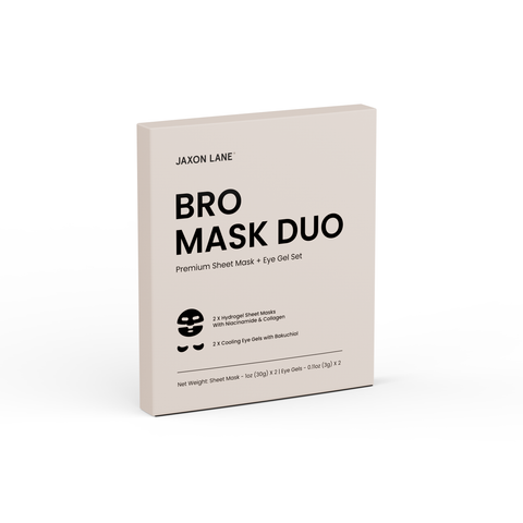 Jaxon Lane - Bro Mask Duo - Sheet Mask + Eye Gel Set