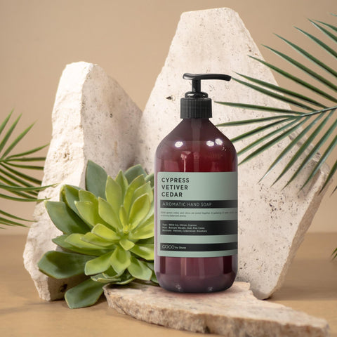 Stone Candles - Cypress, Vetiver, Cedar Hand Soap