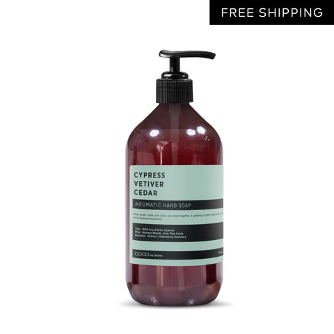 Stone Candles - Cypress, Vetiver, Cedar Hand Soap