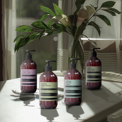 Stone Candles - White Woods Pomegranate Peony Hand Soap