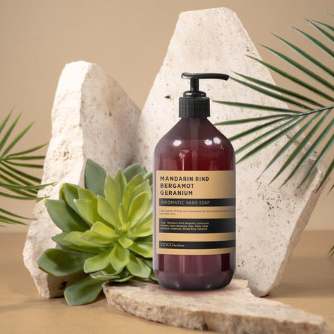 Stone Candles - Mandarin Rind, Bergamot, Geranium Hand Soap