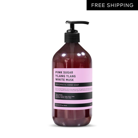 Stone Candles - Pink Sugar, Ylang Ylang, White Musk Hand Soap