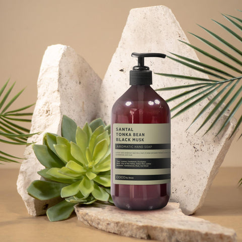 Stone Candles - Santal, Tonka Bean, Black Musk Hand Soap
