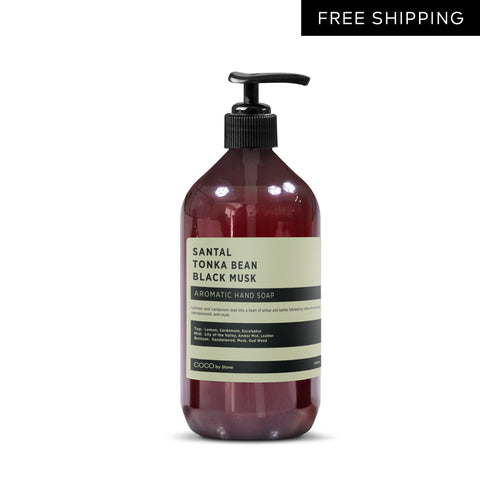 Stone Candles - Santal, Tonka Bean, Black Musk Hand Soap