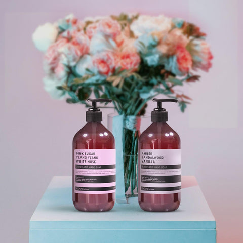 Stone Candles - Pink Sugar, Ylang Ylang, White Musk Hand Soap