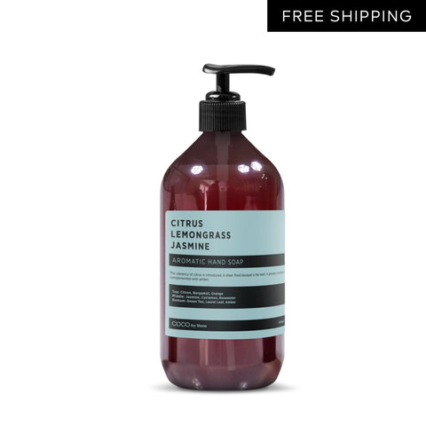 Stone Candles - Citrus, Lemongrass, Jasmine Hand Soap
