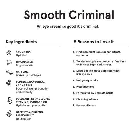 Jaxon Lane - Smooth Criminal - Age Defying Eye Cream