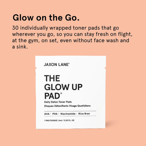 Jaxon Lane - Glow Up Pad - Travel Box (30 Individually Wrapped Pads)