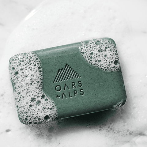 Oars + Alps - Peppermint Charcoal Bar Soap