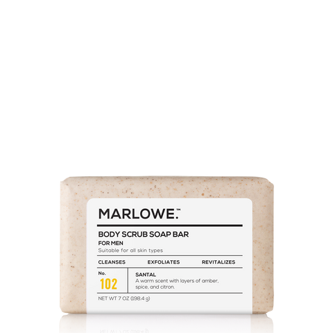 Marlowe - No. 102 Body Scrub Soap Bar - Santal