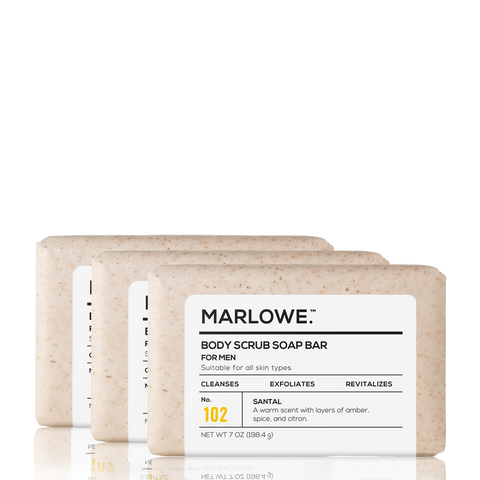 Marlowe - No. 102 Body Scrub Soap Bar - Santal