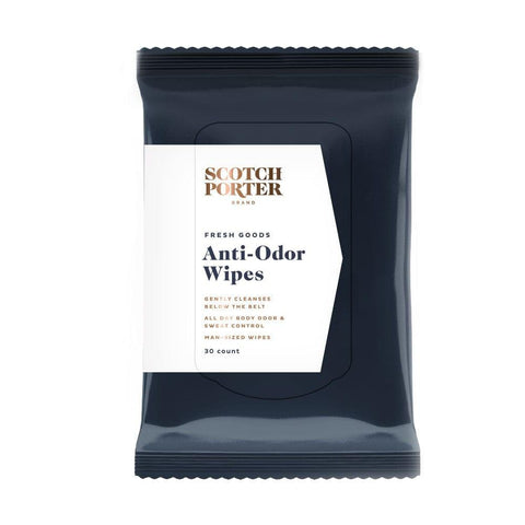 Scotch Porter - Anti-Odor Wipes For Men