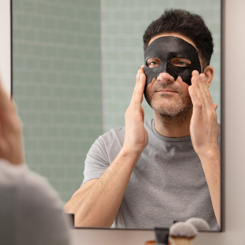 Cardon - Bamboo Charcoal Sheet Mask + Beard Oil