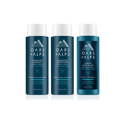 Oars + Alps - Fresh Ocean Splash Shower Bundle