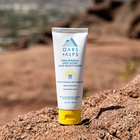 Oars + Alps - 100% Mineral Anti-Aging Face Moisturizer with SPF 30