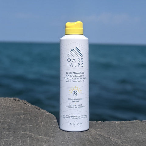 Oars + Alps - 100% Mineral Antioxidant Sunscreen Spray with SPF 30