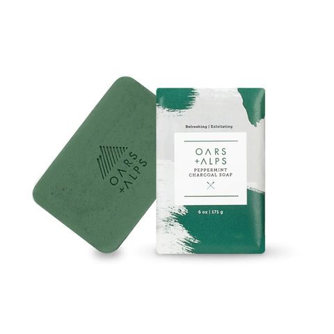 Oars + Alps - Peppermint Charcoal Bar Soap