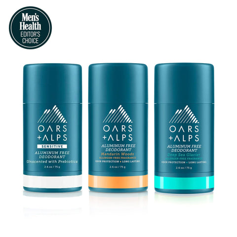 Oars + Alps - Deo Trio Kit with Allergen-Free Fragrance