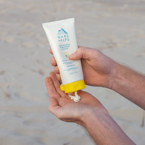 Oars + Alps - 100% Mineral Sunscreen Lotion with SPF 50