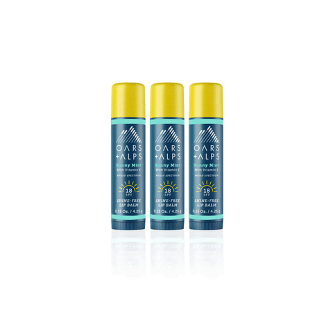 Oars + Alps - SPF Shine-Free Lip Balm Kit - Sunny Mint